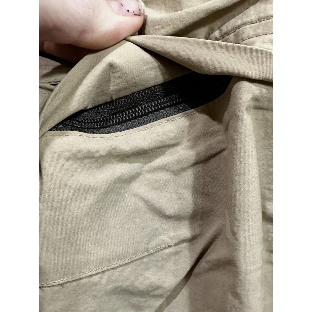 REI Convertible Pants Mens XL 32 Tall Brown Hiking Stretch Cargo‎ Outdoor Zip